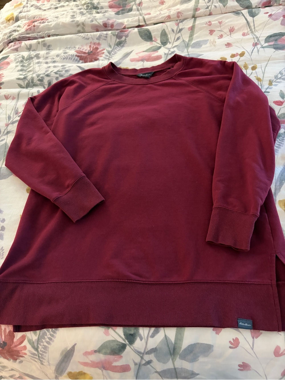 Eddie Bauer Women’s Crewneck Sweatshirt - Burgundy